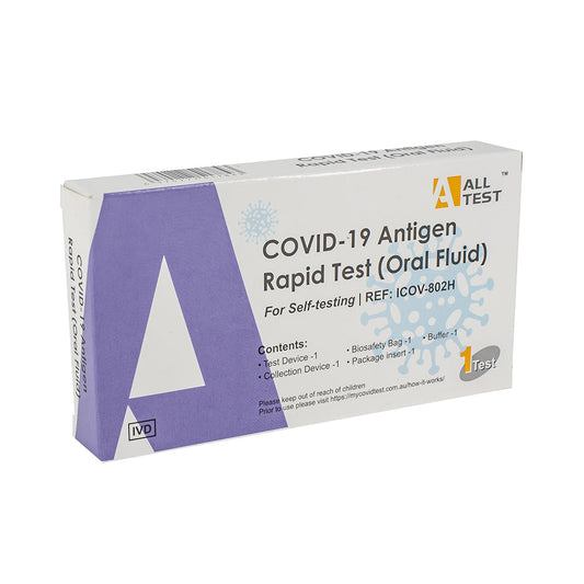 All Test Covid-19 Antigen Rapid Test (Oral Fluid) - Single - November 2025 Expiry