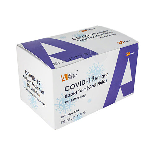 All Test Covid-19 Antigen Rapid Test (Oral Fluid) - 20 Pack - August 2025 Expiry